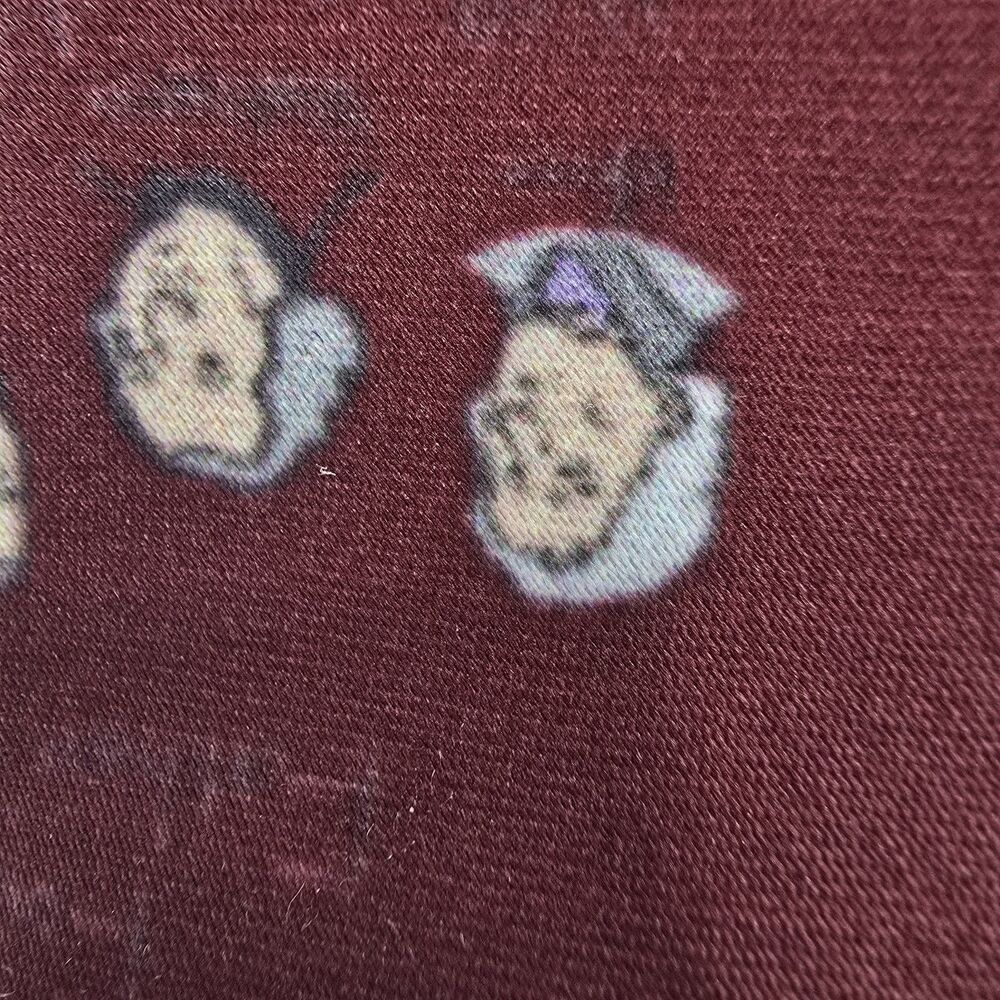 Vintage Mens Necktie With Founding Fathers Faces On It, Red And White, 56x4 In - Picture 6 of 6